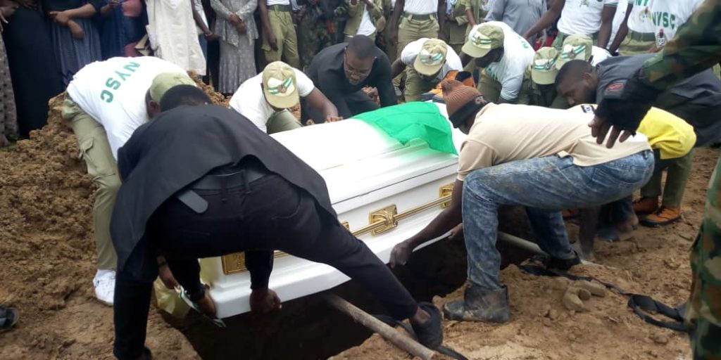 Funeral begins as Owolabi gets full NYSC burial